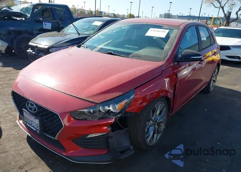 2020 Hyundai Elantra Gt N Line from USA, damaged, VIN KMHH55LC0LU139545